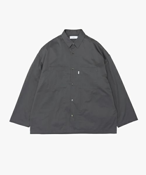 ＜Graphpaper＞Solotex Twill L/S Oversized Box Shirt(GM241-50292B)