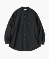 ＜Graphpaper＞Fine Wool Tropical Oversized Band Collar Shirt(GM241-50041)