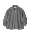 ＜Graphpaper＞Wool Cupro Skipper Shirt(GU241-50075)