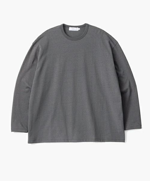 ＜Graphpaper＞Pecycled Cotton Jersey L/S Tee(GM241-70140)