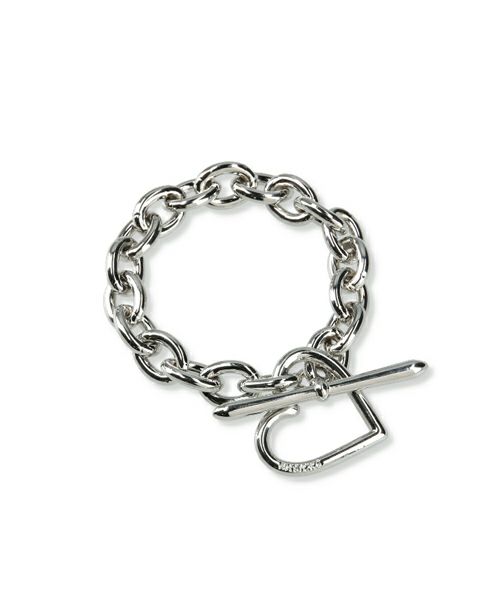 ＜BASICKS＞Heart Bracelet (Medium Link)