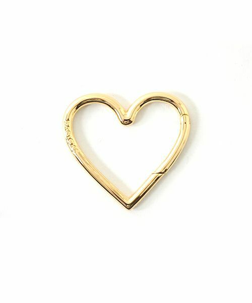 ＜BASICKS＞Gold Plating Heart Carbiner