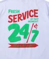 ＜FreshService＞CORPORATE PRINTED S/S TEE All Day All Night