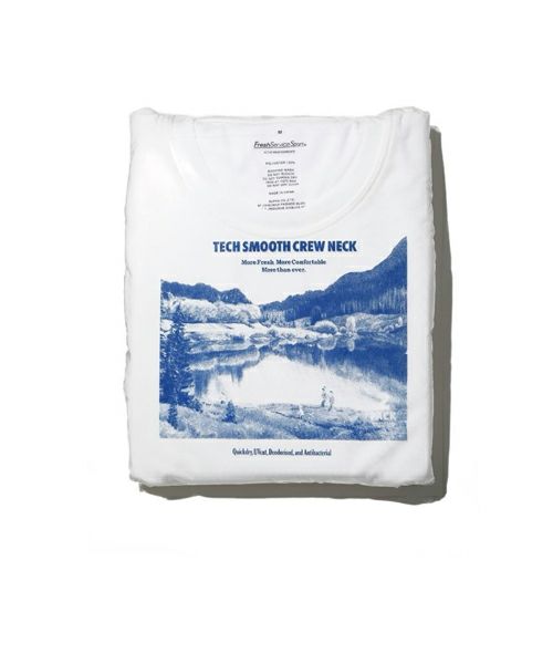 ＜FreshService＞2-PACK TECH SMOOTH CREW NECK