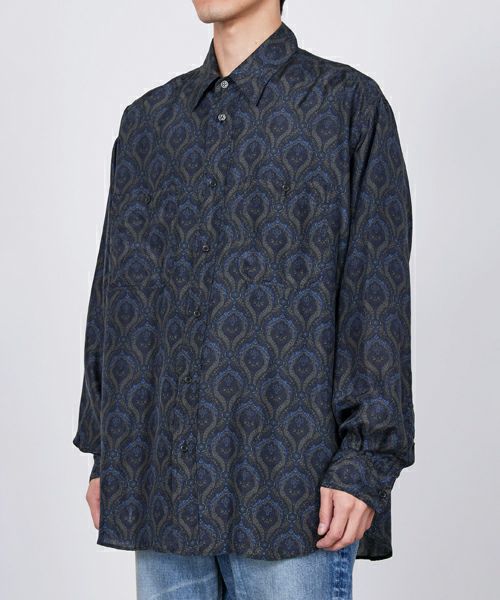 トップス marka HABUTAE SILK SILK WORK SHIRT size3 marka＞HABUTAE SILK SILK WORK SHIRT | MAKES ONLINE STORE