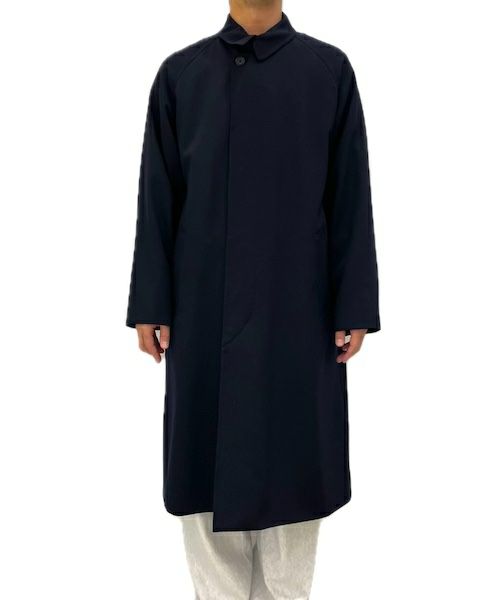 blurhmsROOTSTOCK＞Wool Balmacaan Coat | MAKES ONLINE STORE