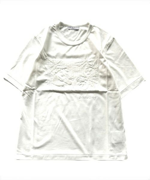 ＜OVERCOAT＞Embroidered Panda T-Shirt