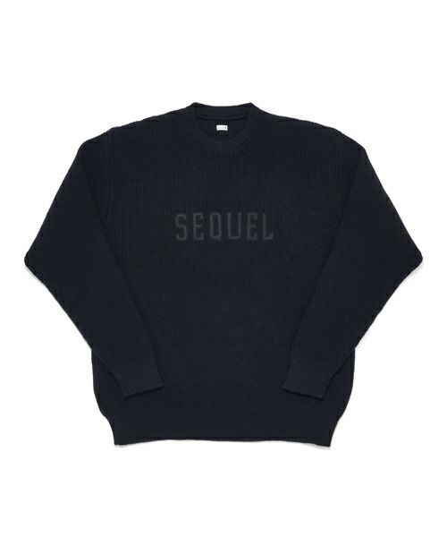 ＜SEQUEL＞FRONT LOGO KNIT (SQ-23AW-KN-04)