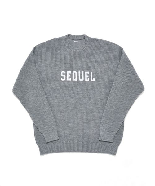 SEQUEL＞LOW GAUGE CREW NECK KNIT (SQ-23AW-KN-04) | MAKES ONLINE STORE