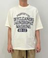 ＜blurhmsROOTSTOCK＞NOT-WASHING-TON 88/12 Print Tee WIDE