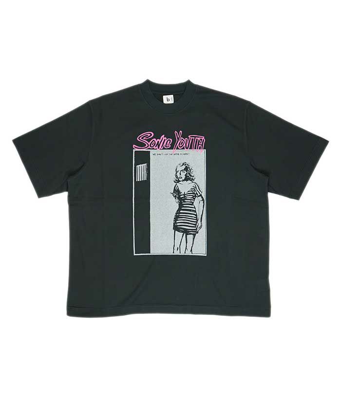 ＜blurhmsROOTSTOCK＞We don't like Print Tee WIDE