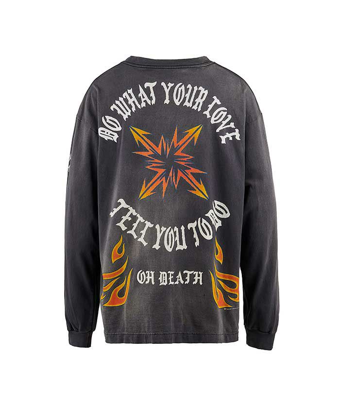 SAINT MICHAEL＞LS TEE/M/BLACK | MAKES ONLINE STORE