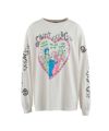 ＜SAINT MICHAEL＞LS TEE/PINK HEART/WHITE