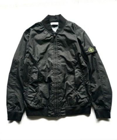 STONE ISLAND>MEMBRANA 3L TC GARMENT DYE BOMBER JACKET STONE ISLAND>MEMBRANA 3L TC GARMENT DYE BOMBER JACKET