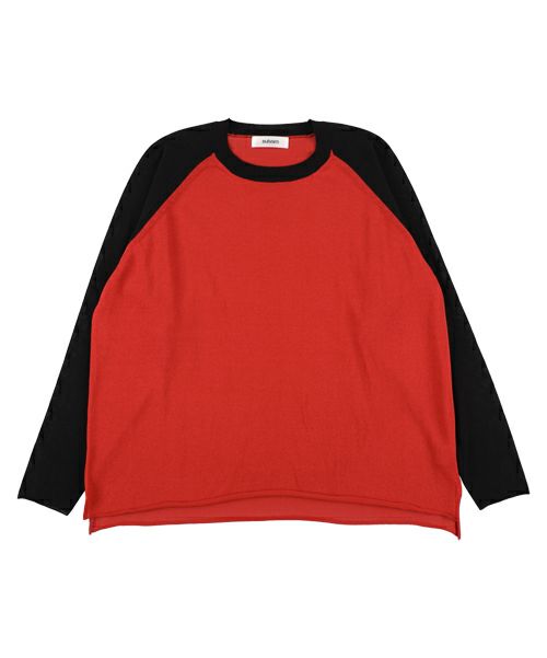 ＜sulvam＞ラグランTニット