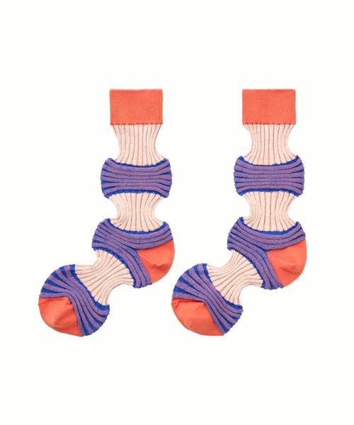 ＜CFCL＞GARTER RIB SOCKS