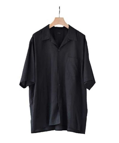 COMOLI＞ウールシルク 半袖オープンカラーシャツ(Z01-02010) | MAKES ...