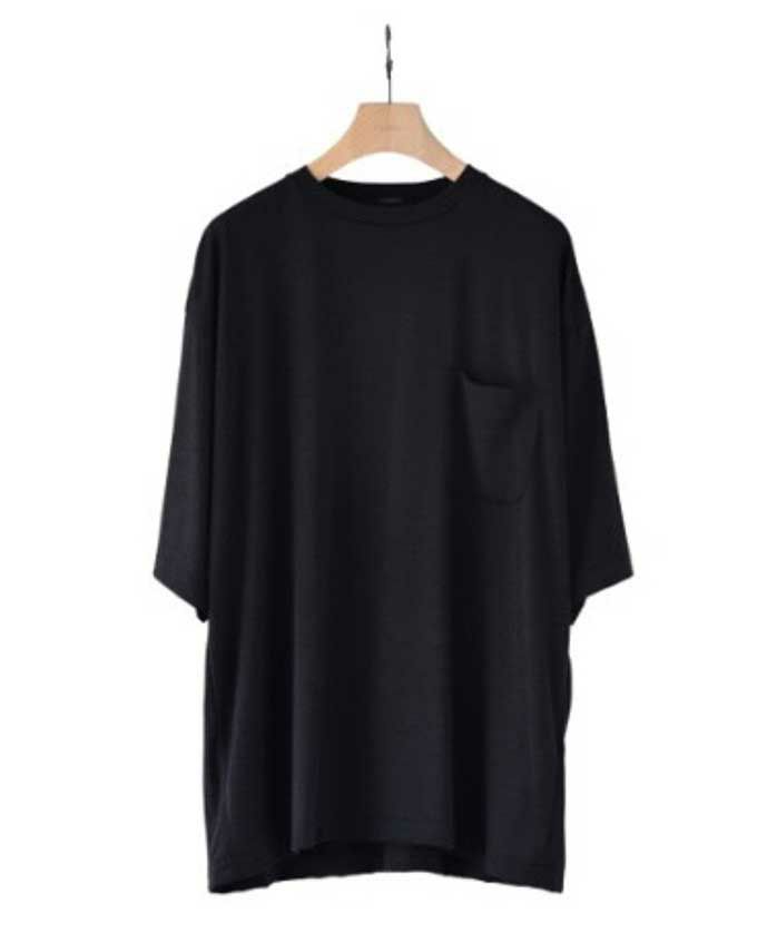 COMOLI | サマーウール天竺Tシャツ（brown）- BARD
