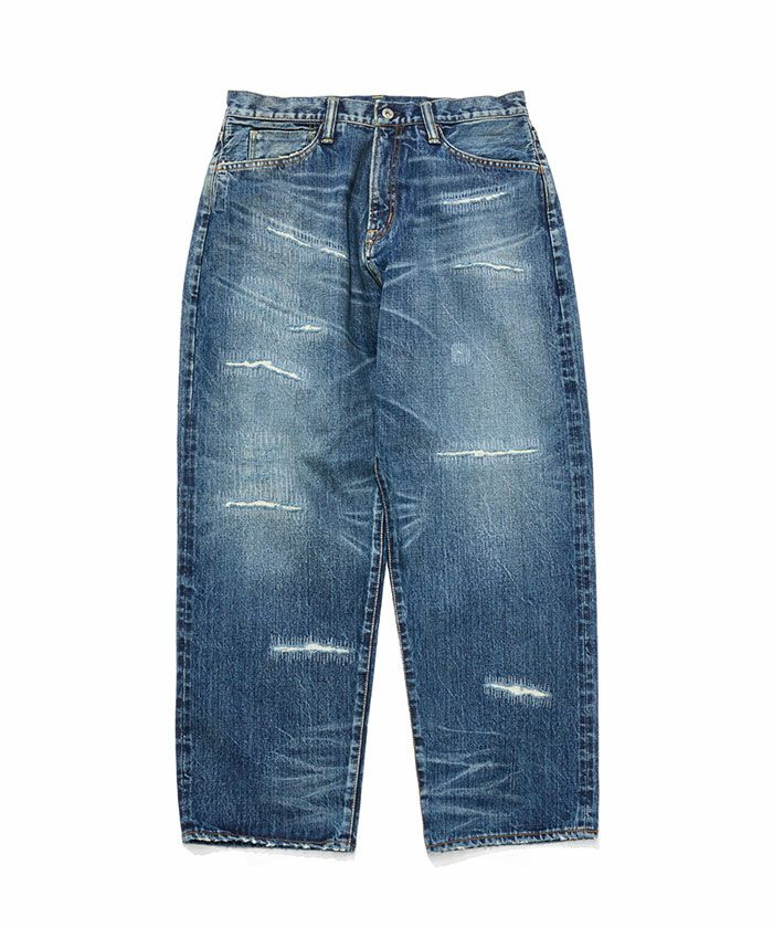 ＜SEQUEL＞DAMAGE DENIM PANTS(SQ-23AW-PT-06)
