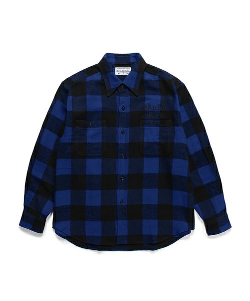 WACKO MARIA＞FLANNEL REGULAR COLLAR SHIRT ( TYPE-2 ) | MAKES ...