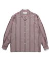 ＜WACKO MARIA＞STRIPED OPEN COLLAR SHIRT L/S