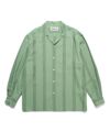 ＜WACKO MARIA＞STRIPED OPEN COLLAR SHIRT L/S