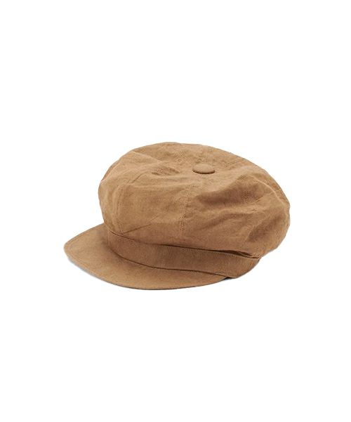 ＜KIJIMA TAKAYUKI＞PAPER LINEN STAND CASQUETTE (241110)