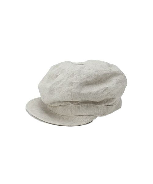 KIJIMA TAKAYUKI＞PAPER LINEN STAND CASQUETTE (241110