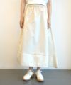 ＜CINOH＞ECONYL ASYMMETRY SKIRT