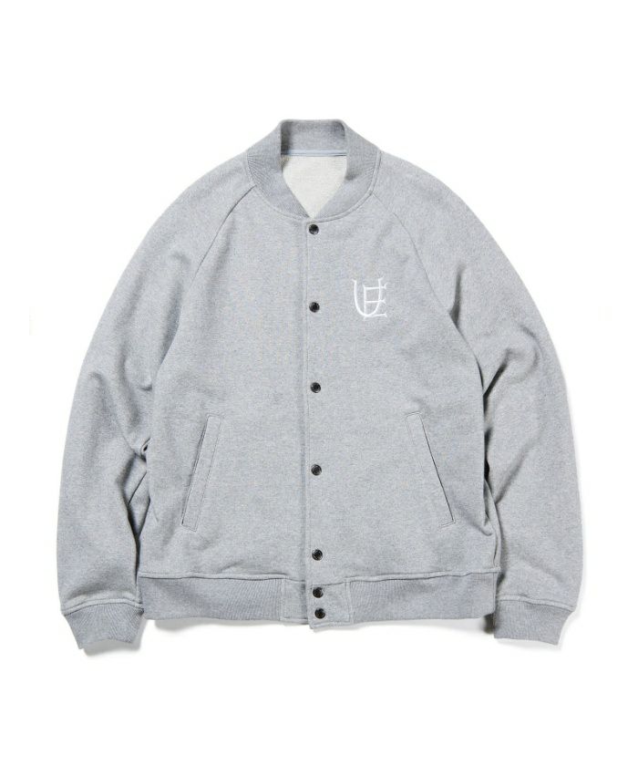 ＜uniform experiment＞AUTHENTIC LOGO SWEAT VARSITY JACKET