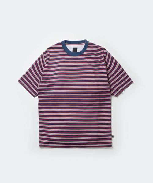 ＜DAIWA PIER39＞W's TECH DRAWSTRING MULTI BORDER S/S TEE