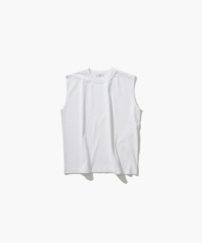 ATON＞DRY COTTON JERSEY NO-SLEEVE PULLOVER | MAKES ONLINE STORE