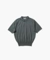 ＜ATON＞RECYCLED FRESCA POLO KNIT