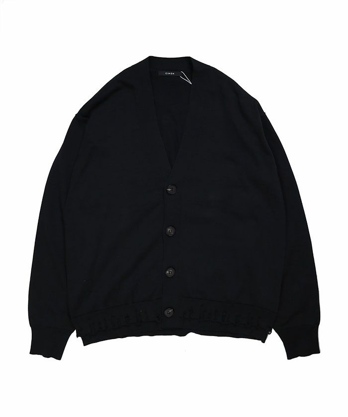 ＜CINOH＞BI COLOR CARDIGAN