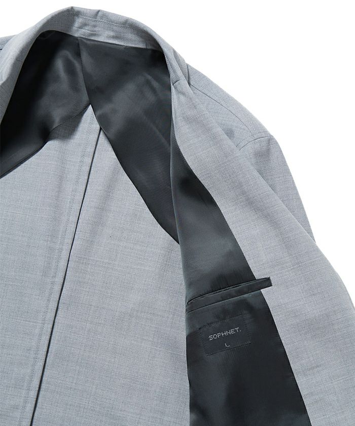 SOPHNET.＞SUMMER STRETCH WOOL STANDARD 2BUTTON JACKET