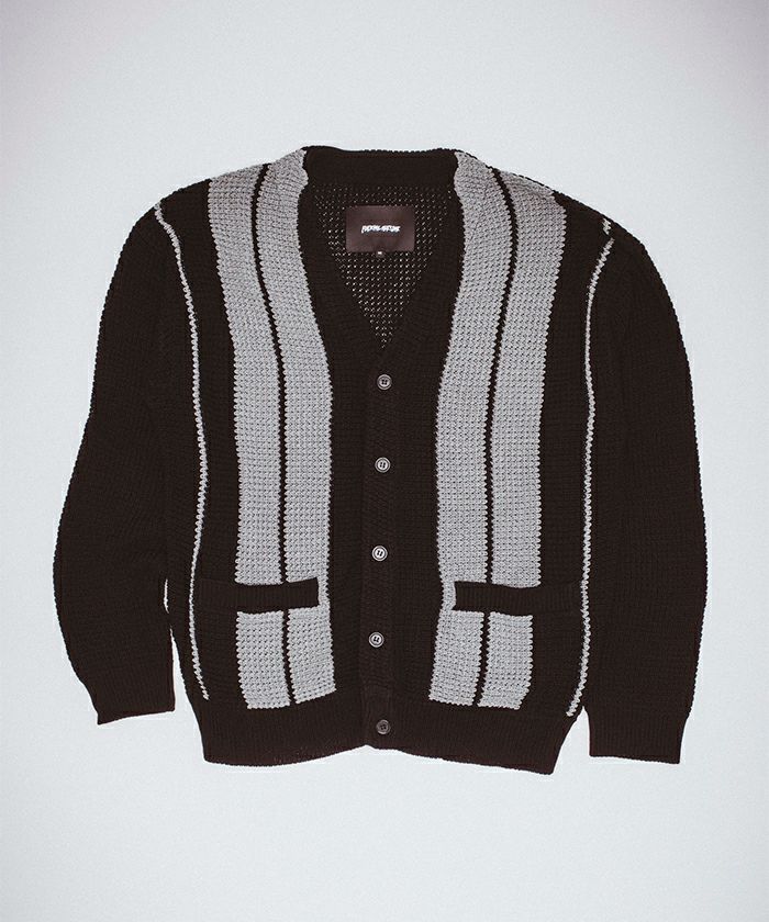 ＜Fucking Awesome＞School Striped Cardigan