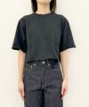 ＜blurhms＞Piece-dyed Cut-off Short Pocket Tee(WOMENS)