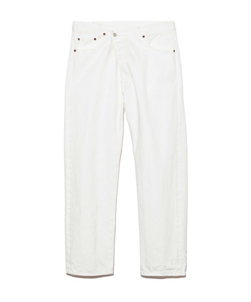 ＜UNUSED＞14oz denim five pockets wide pants