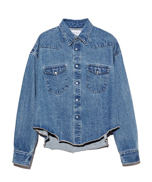 ＜UNUSED＞Denim western jacket