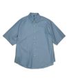 ＜AURALEE＞WASHED FINX TWILL BIG HALF SLEEVED SHIRT