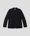 ＜CFCL＞MILAN RIB DOUBLE BREASTED COLLARLESS JACKET
