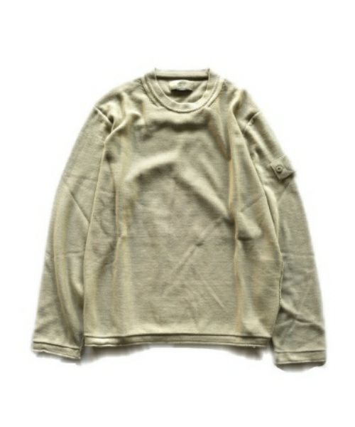 ＜STONE ISLAND＞COTTON CASHMERE SWEATER GHOST PIECES(8015539FA) 【2024SS】