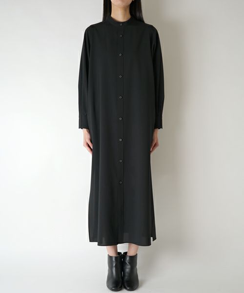 HYKE＞MAXI SHIRT DRESS | MAKES ONLINE STORE