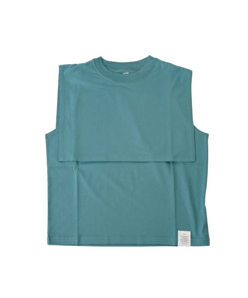 ＜HYKE＞SLEEVELESS TEE（5.6OZ）