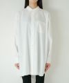  ＜HYKE＞BUTTON-DOWN BIG SHIRT