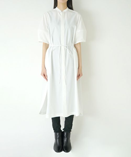 HYKE＞T/C BALLOON SLEEVE DRESS | MAKES ONLINE STORE