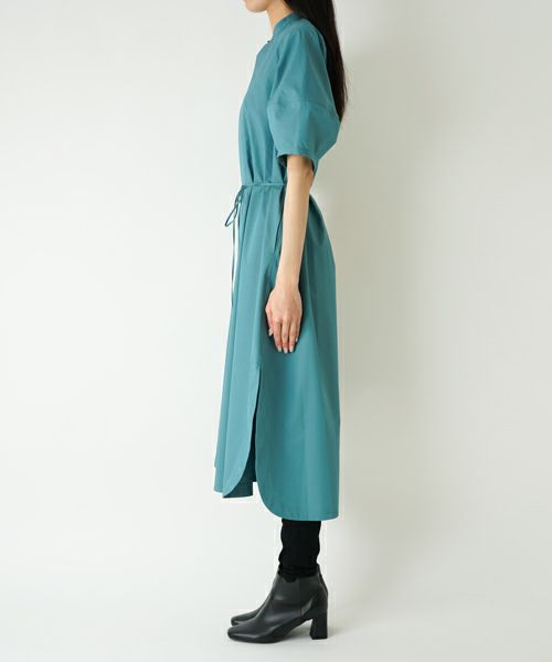 HYKE＞T/C BALLOON SLEEVE DRESS | MAKES ONLINE STORE