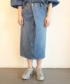 ＜HYKE＞DENIM MIDI SKIRT