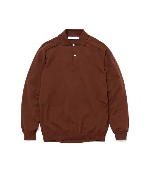 ＜nonnative＞DWELLER L/S POLO SWEATER C/P YARN