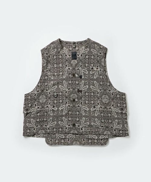 DAIWA PIER39◆W’s TECH OVER VEST PAISLEY/L/ポリエステル/BRW/総柄/BJ-34024L DAIWA PIER39(ダイワ ピア39)のTECH OVER VEST PAISLEY通販